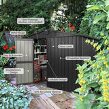 Outdoor Storage Shed Gable Roof