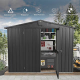 Outdoor Storage Shed Gable Roof
