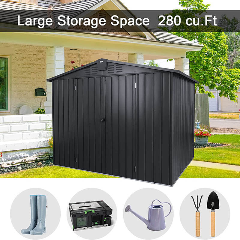 Outdoor Storage Shed Gable Roof