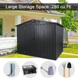 Outdoor Storage Shed Gable Roof
