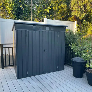 Outdoor Storage Shed Sloping Roof
