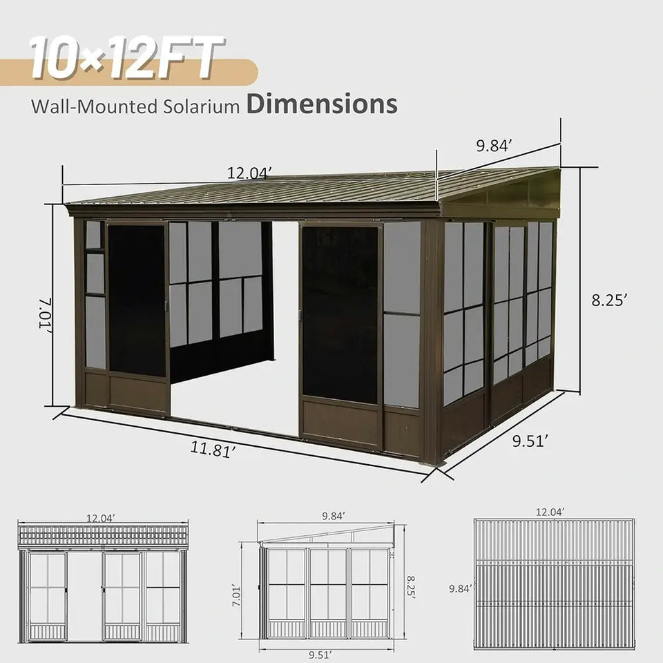 Wall Mounted Sunroom