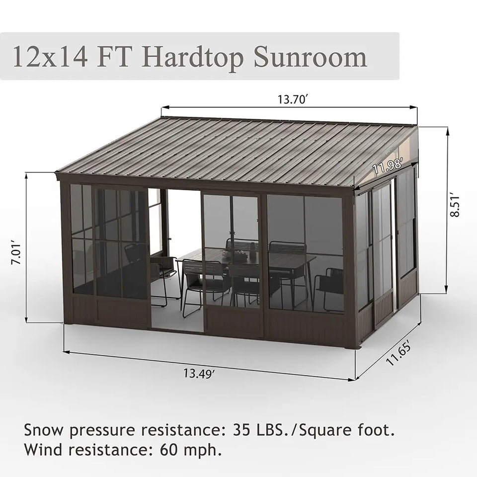 Wall Mounted Sunroom