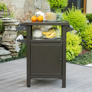 Grill Cart Brown