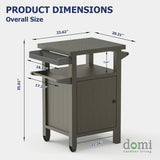 Grill Cart Brown