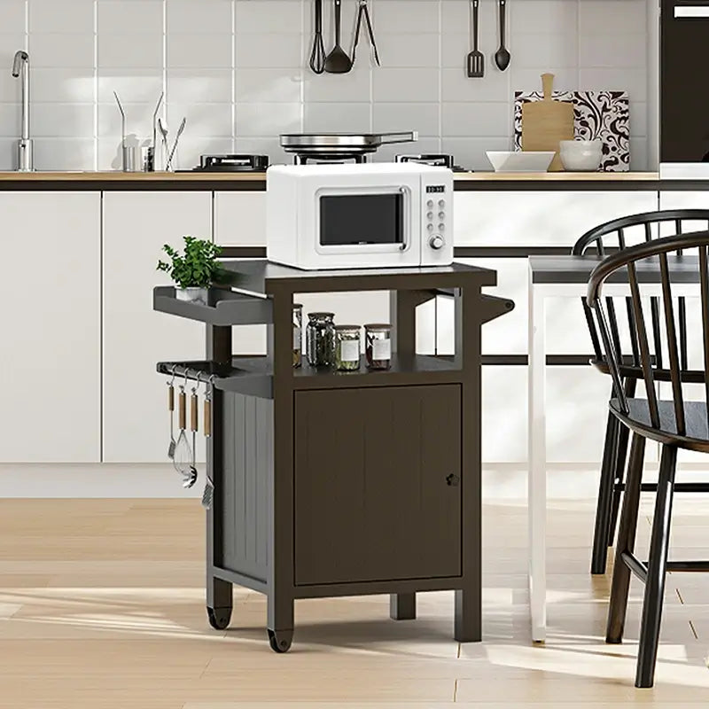 Grill Cart Brown