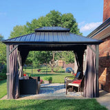 Hardtop Gazebo Classic W/ Netting & Curtain