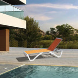 Armless Outdoor Chaise Lounge